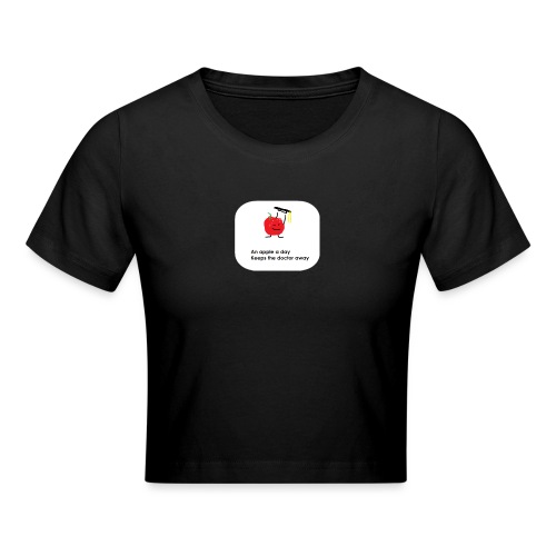 an apple keep the doctor away - Crop T-Shirt