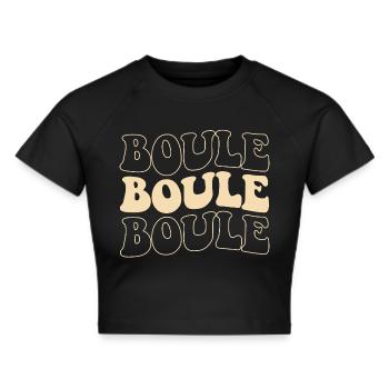 Boules de boules pour Boules Boules Boules Pétanque Boule - Crop top - noir - Devant - Marisol (170cm)