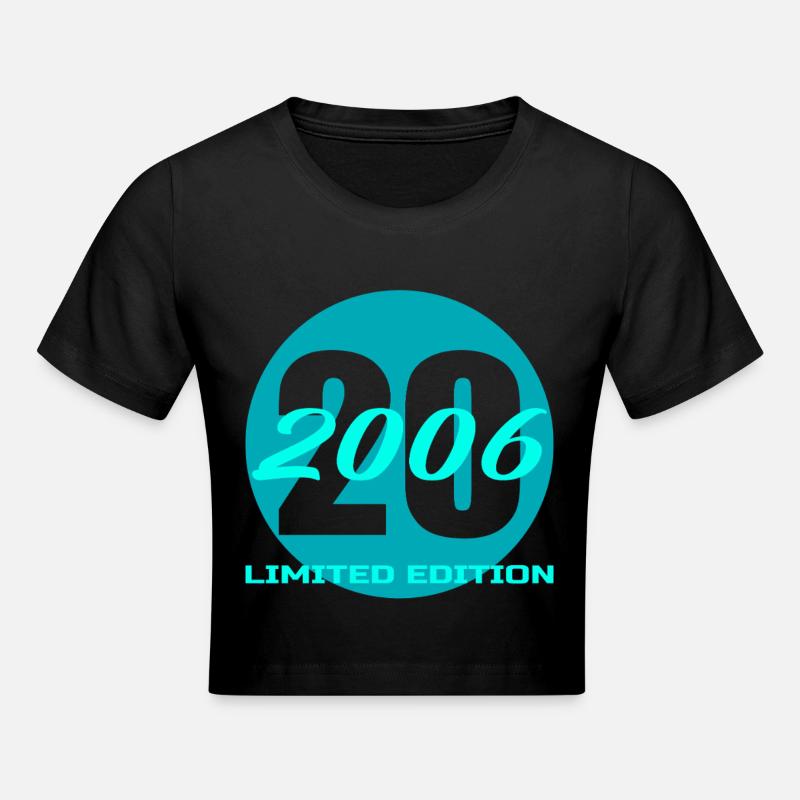 20e anniversaire édition limitée 2006 - Crop top - noir