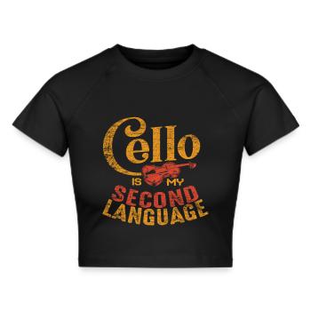 violoncelle - Crop top - noir - Devant - Marisol (170cm)