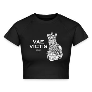 Brennus de Gaule - Vae victis - Crop top - noir - Devant - Marisol (170cm)