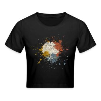 Boom - Cropped T-Shirt - zwart - Voor - Marisol (170cm)