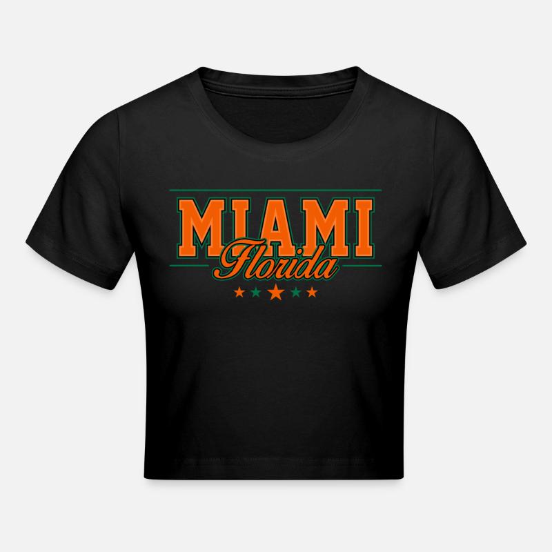 Miami - Crop top - noir
