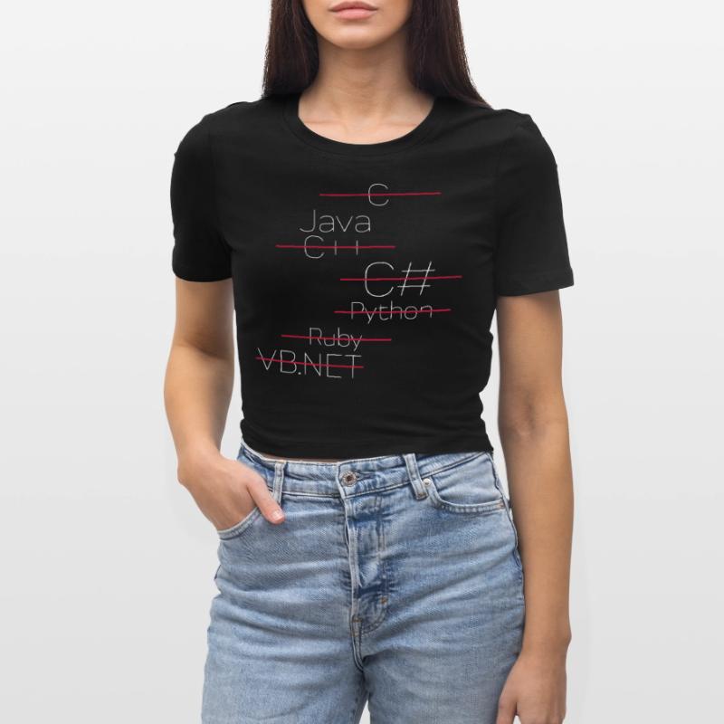 JAVA CODING / PROGRAMMEERTAAL Cropped T-Shirt