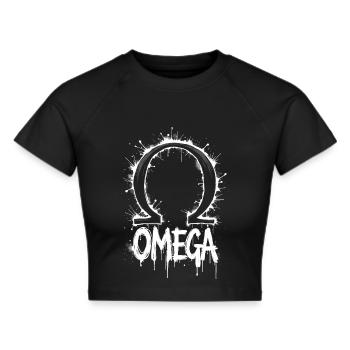 Symbole Omega Splash - Crop top - noir - Devant - Marisol (170cm)
