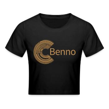 Für Benno - Frauen Cropped T-Shirt - Schwarz - Vorne - Marisol (170cm)