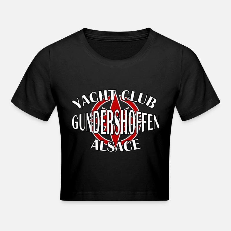 Yacht Club Gundershoffen - Crop top - noir