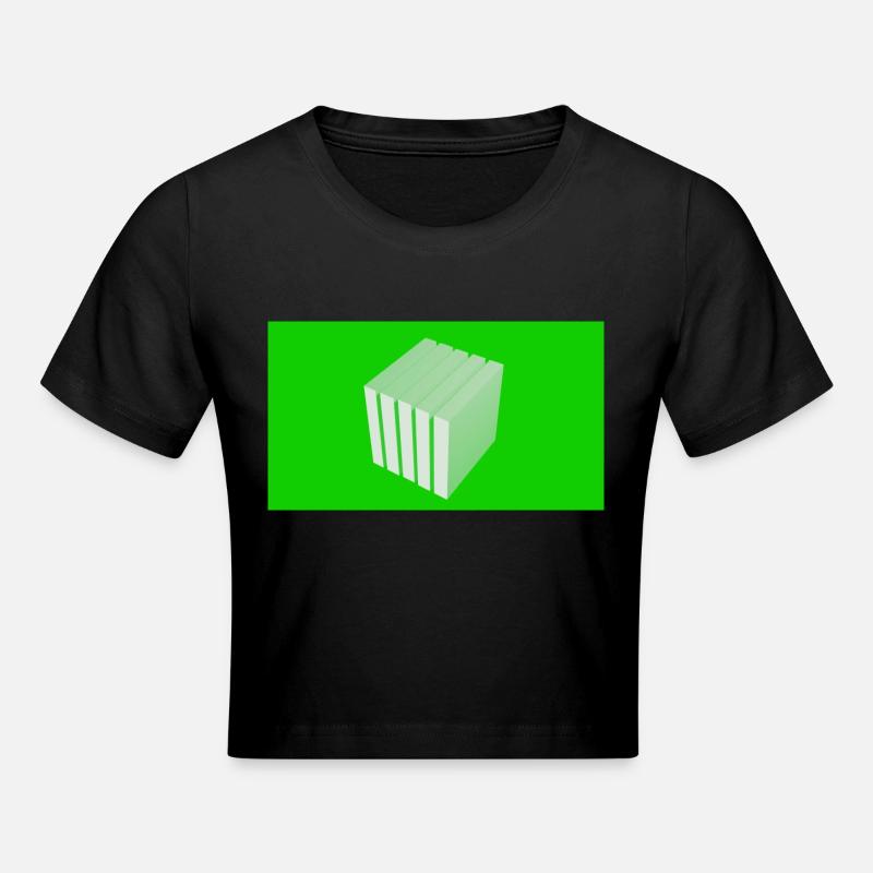 Cube - Crop top - noir