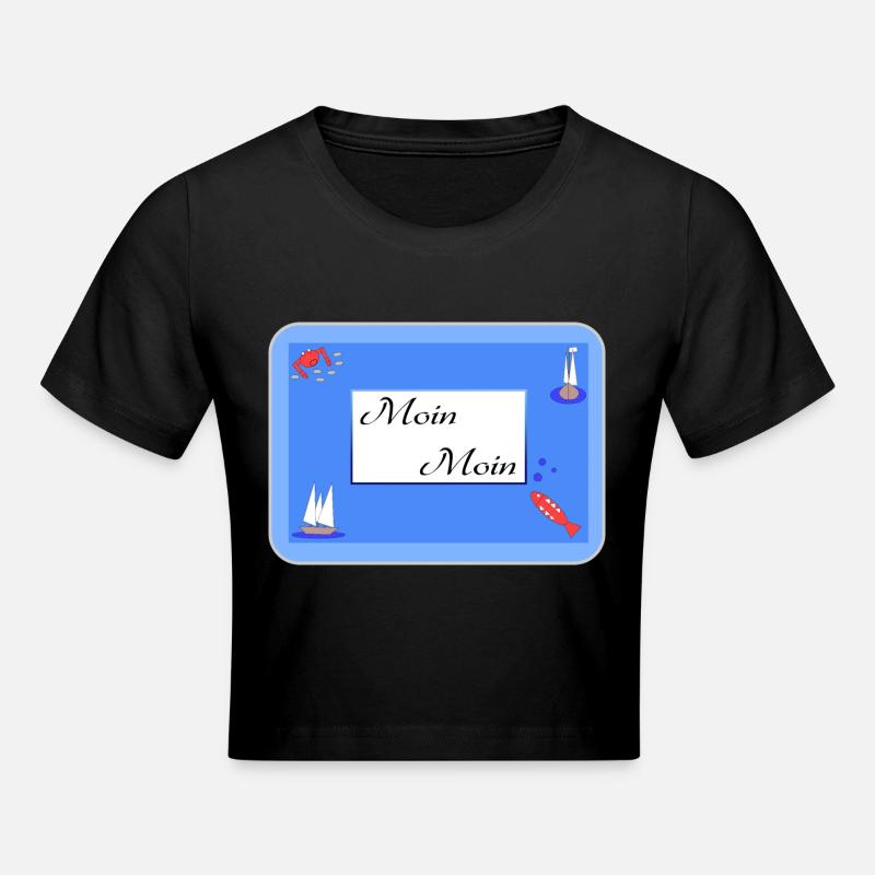 Moin Moin - Crop top - noir