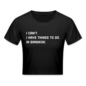 Citation de Bangkok - Crop top - noir - Devant - Marisol (170cm)