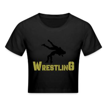 wrestling - Frauen Cropped T-Shirt - Schwarz - Vorne - Marisol (170cm)