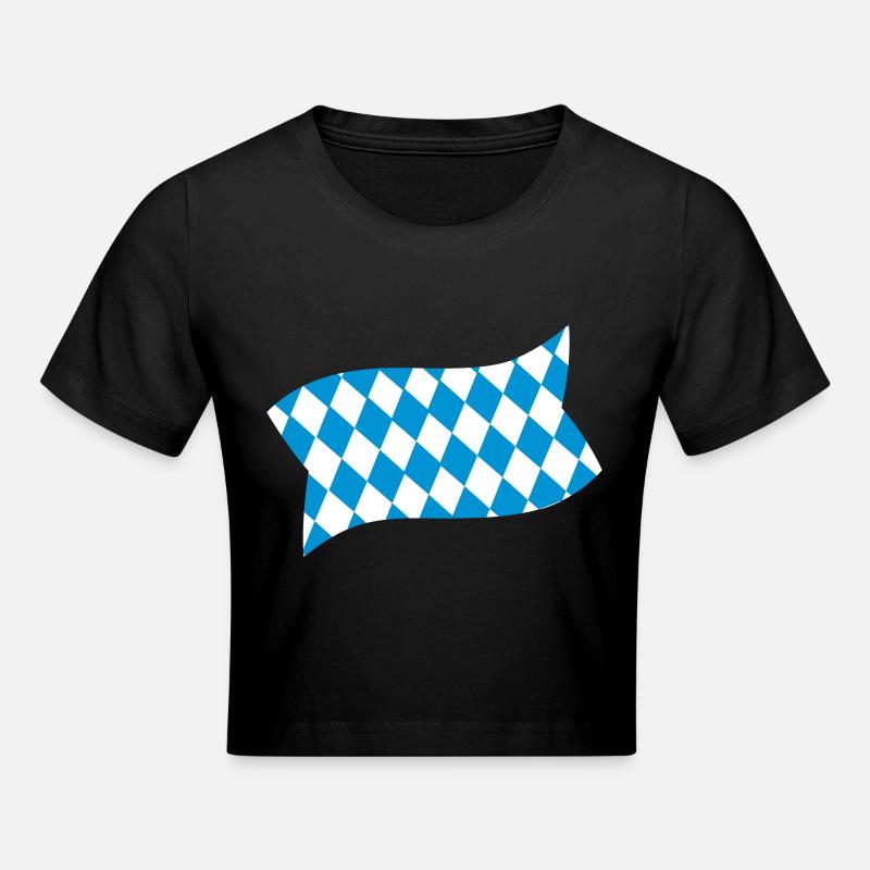 Bavière - Crop top - noir