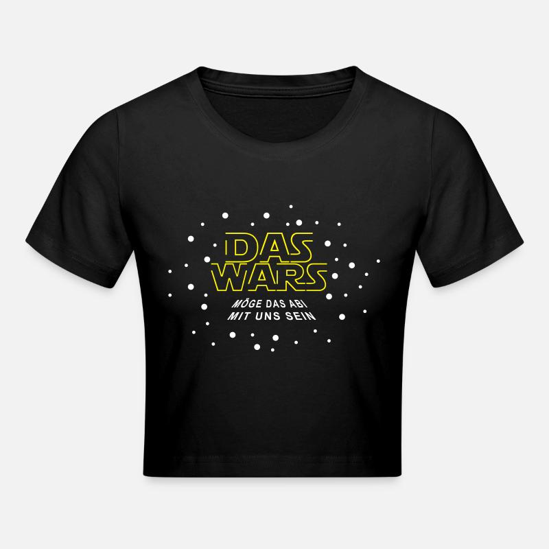 Das Wars - Möge das ABI mit uns sein - Cropped T-Shirt - black