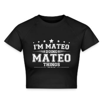 Mateo - Crop top - noir - Devant - Marisol (170cm)