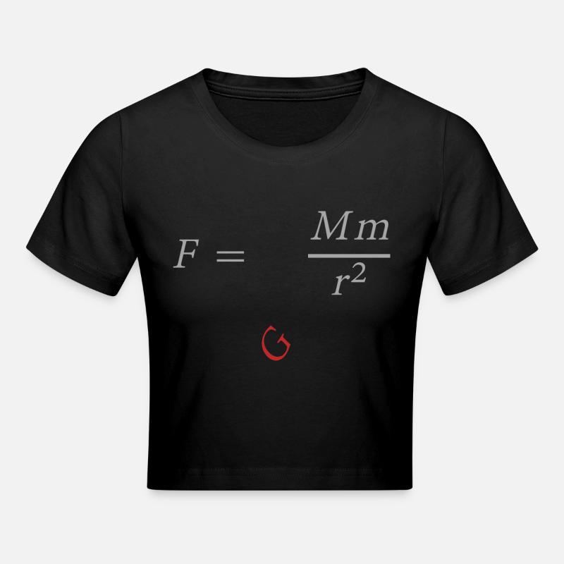 Isaac Newton - Crop top - noir