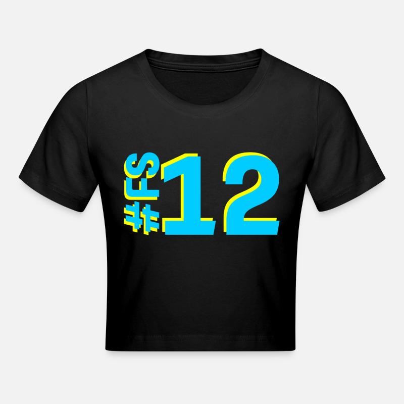 FS12 - Cropped T-Shirt - black