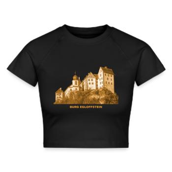 Castillo de Egloffstein Alta Franconia Baviera - Camiseta crop - negro - delante - Marisol (170cm)