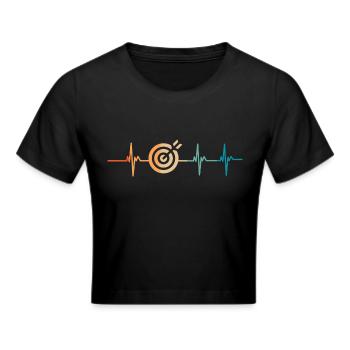 Battement de cœur jeu de fléchettes - Crop top - noir - Devant - Marisol (170cm)