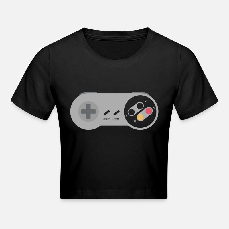 Controller - Cropped T-Shirt - black