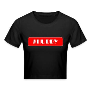 Texte de Hubby - Crop top - noir - Devant - Marisol (170cm)