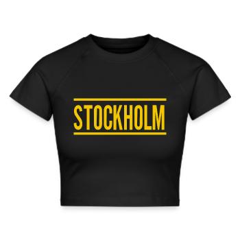 Stockholm - Crop top - noir - Devant - Marisol (170cm)