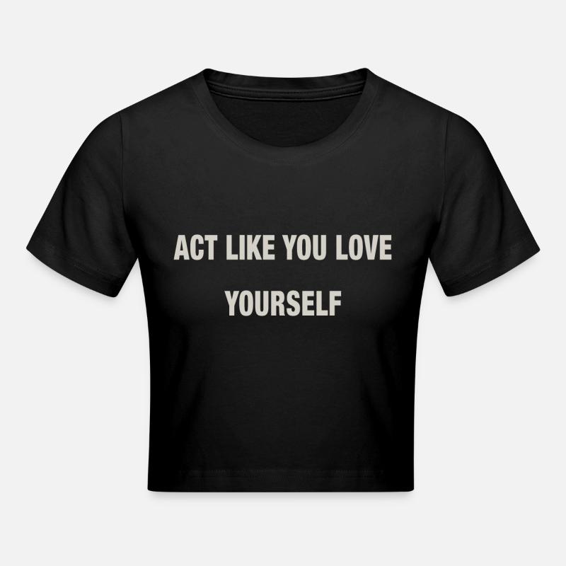ACTE - Crop top - noir