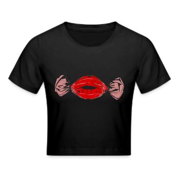 Bonbon - Crop top - noir - Devant - Marisol (170cm)