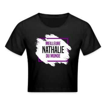 Nathalie - Crop top - noir - Devant - Marisol (170cm)