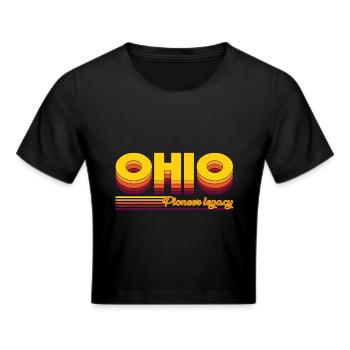 cool Ohio États-Unis États design - Crop top - noir - Devant - Marisol (170cm)