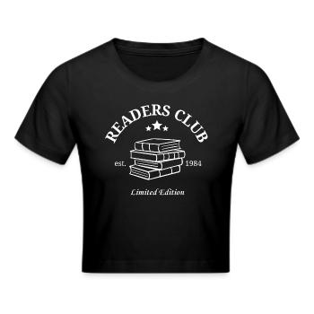 Readers Club Est 1984 Édition Limitée Vintage - Crop top - noir - Devant - Marisol (170cm)