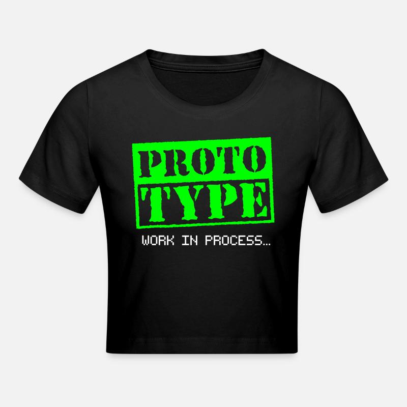 Prototype - Work in process - Cropped T-Shirt - black