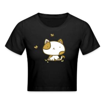 Chat mignon - Crop top - noir - Devant - Marisol (170cm)