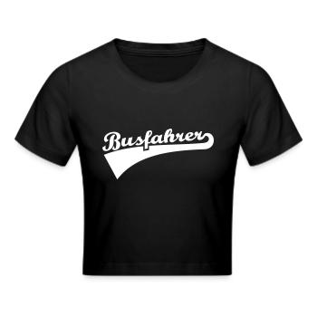 Busfahrer - Frauen Cropped T-Shirt - Schwarz - Vorne - Marisol (170cm)