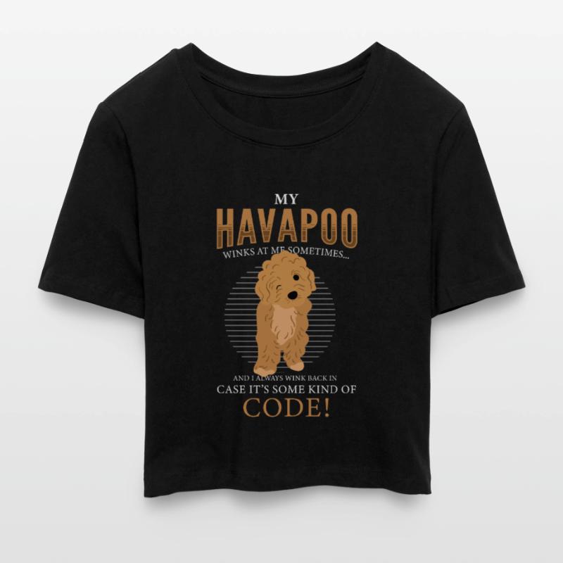 havapoo, havapoo puant métis, havapoo humor, Crop top