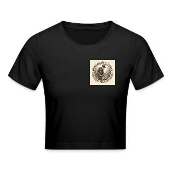 Gentleman Gardener - Frauen Cropped T-Shirt - Schwarz - Vorne - Marisol (170cm)