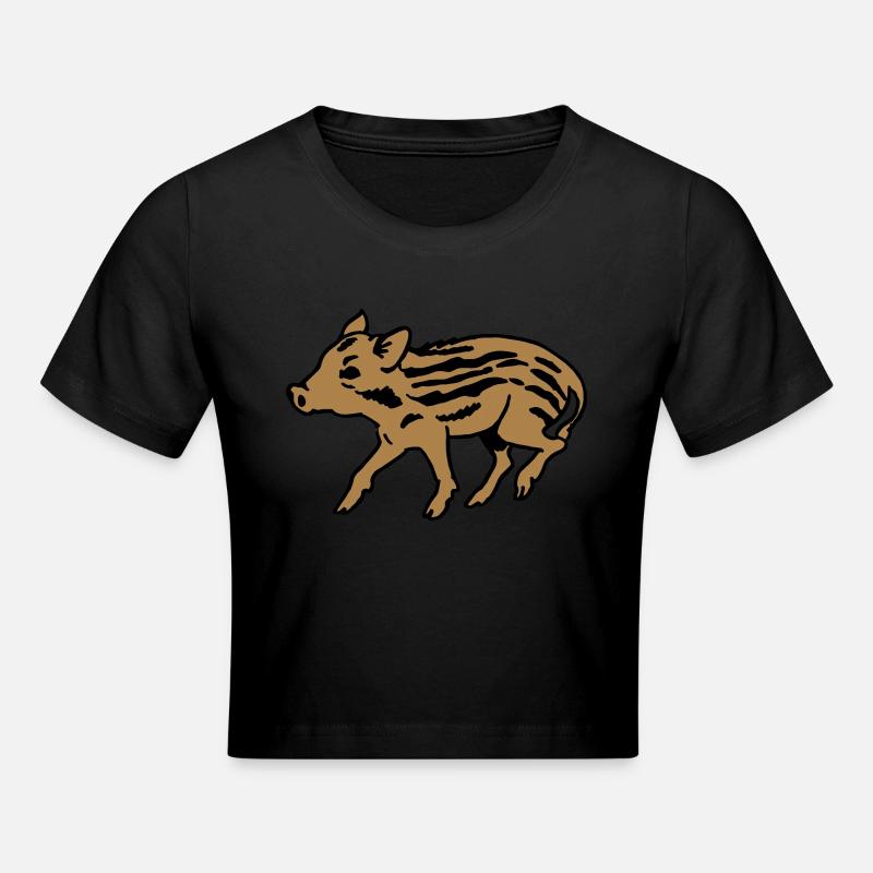 Marcassin - Crop top - noir