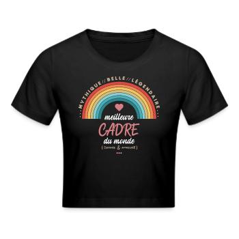 Meilleure cadre du monde - Crop top - noir - Devant - Marisol (170cm)