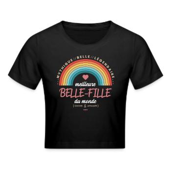 Meilleure belle fille du monde - Crop top - noir - Devant - Marisol (170cm)