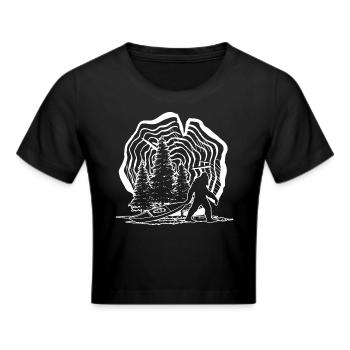 Kayak Whitewater Kayak "Boat-adventure" - Cropped T-Shirt - black - Front - Marisol (170cm)