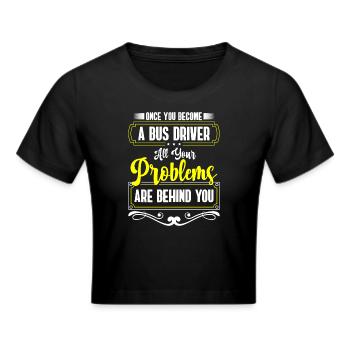 Chauffeur de bus - Crop top - noir - Devant - Marisol (170cm)