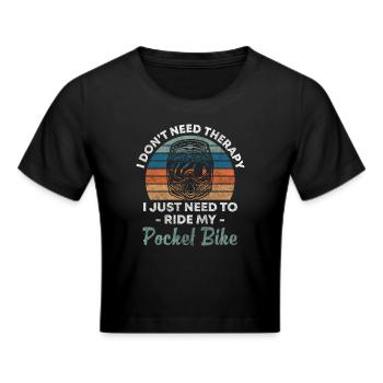 Pocket Bike Two-Wheeler Trail Vélo tout-terrain - Crop top - noir - Devant - Marisol (170cm)