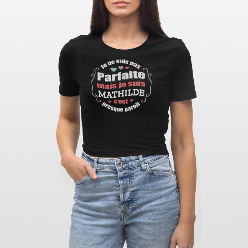 MATHILDE PARFAITE - PRENOM MATHILDE Crop top