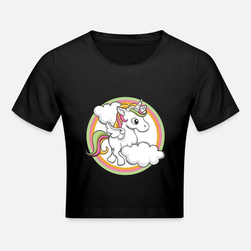 Licorne - Licorne - Crop top - noir