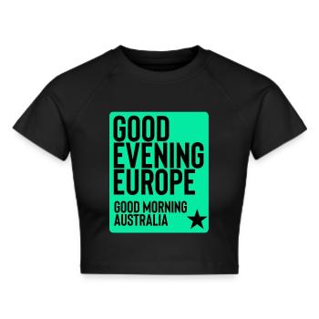 Eurovision - Cropped T-Shirt - black - Front - Marisol (170cm)