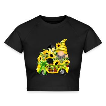 Camion Tournesol Clipart Gnome - Crop top - noir - Devant - Marisol (170cm)