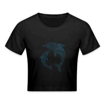 Dauphins de Delfine - Crop top - noir - Devant - Marisol (170cm)