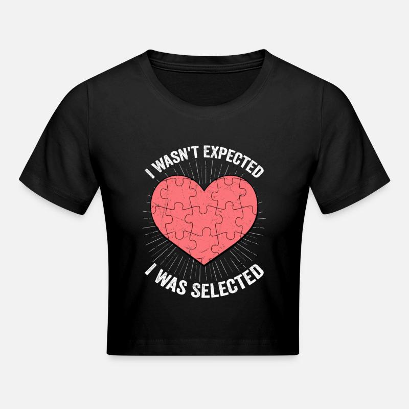 On ne s’attendait pas à ce que je sois sélectionnée en adoption familialeA - Crop top - noir