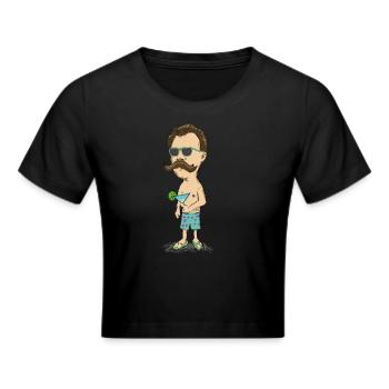 Nietzsche - Crop top - noir - Devant - Marisol (170cm)