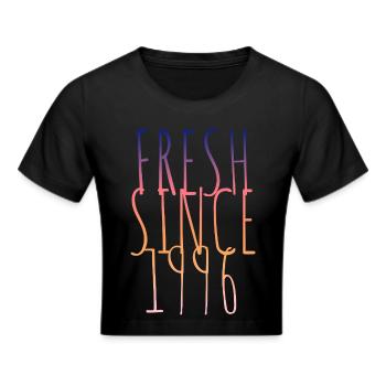 Vintage 1996 - Frauen Cropped T-Shirt - Schwarz - Vorne - Marisol (170cm)
