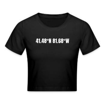 Cleveland, Ohio, États-Unis Coordonnées - Crop top - noir - Devant - Marisol (170cm)